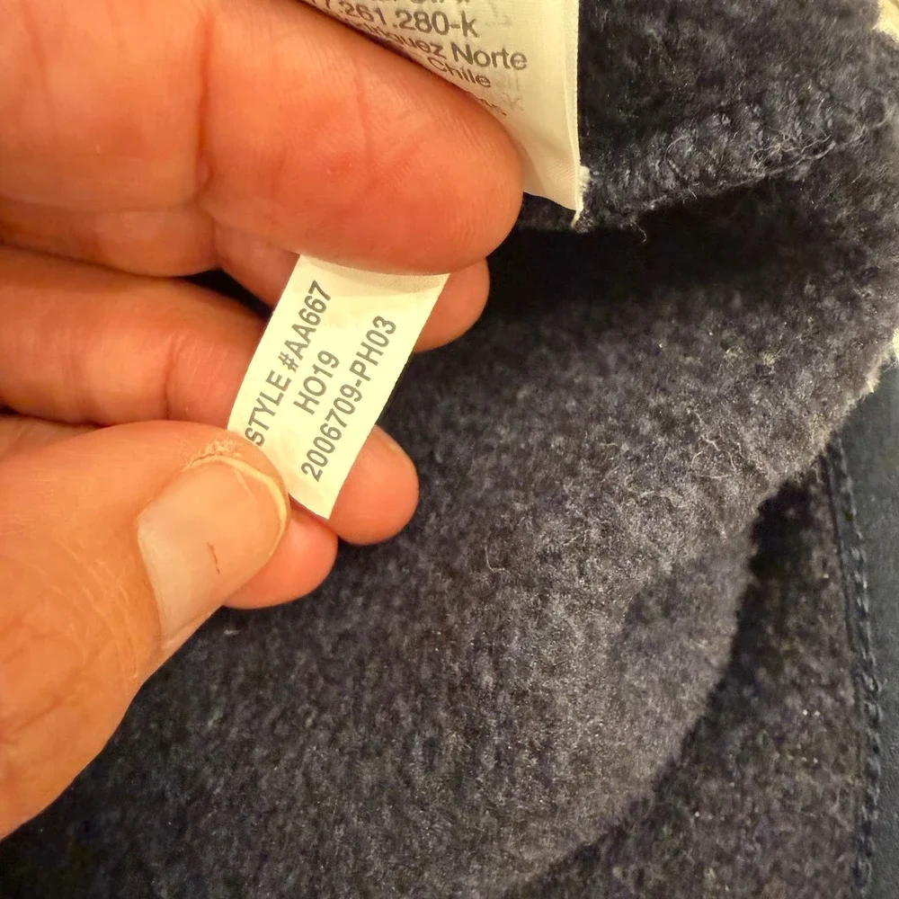 J Crew Authentic Fleece Quarter Zip Pullover Men's Size L Dark Heather Gray‎